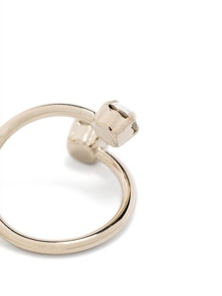 Křišťálový prsten Justine Clenquet zlatý