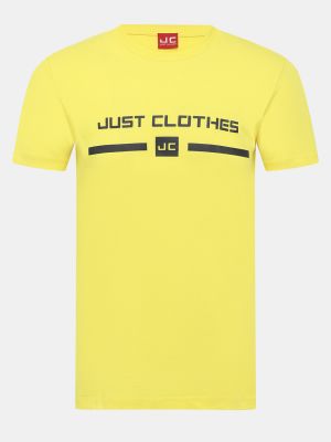 Футболка Just Clothes желтая