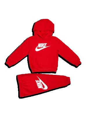 Survêtement en polaire en coton Nike rouge