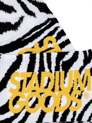 Chaussettes à imprimé à imprimé zèbre Stadium Goods® blanc