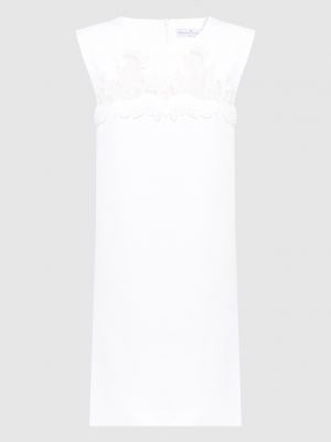 Мереживна сукня міні Ermanno Scervino біла