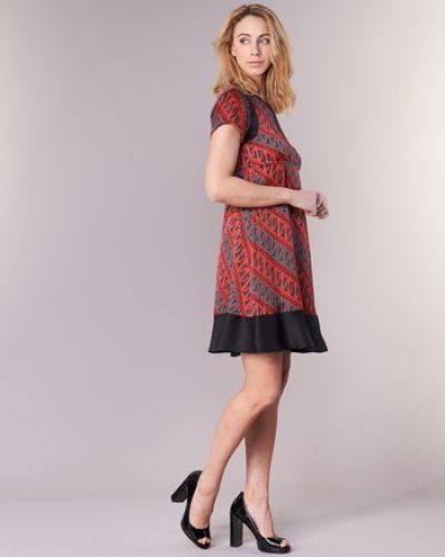 Sukienka mini Sisley czerwona