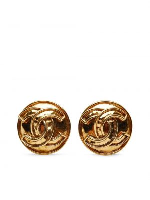 Nööpidega kõrvarõngad Chanel Pre-owned kuldne