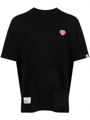 T-shirt i bomull Aape By *a Bathing Ape® svart