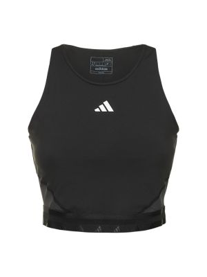 Top a righe Adidas Performance nero