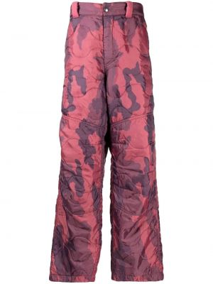 Pantalon à imprimé matelassé à imprimé camouflage Oamc