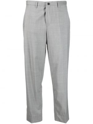 Bavlněné rovné kalhoty Briglia 1949 šedé