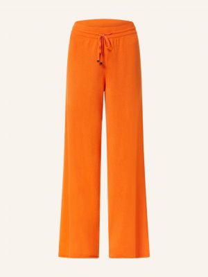 Dzianinowe spodnie z kaszmiru (the Mercer) N.y. pomarańczowe