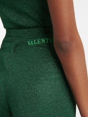 Magas derekú rövidnadrág Valentino zöld