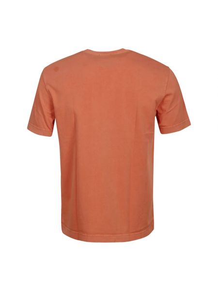 Koszulka bawełniana Drumohr pomarańczowa
