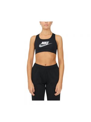 Czarny biustonosz sportowy Nike