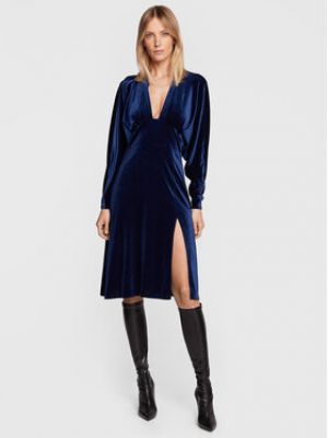 Robe de cocktail slim Undress Code bleu