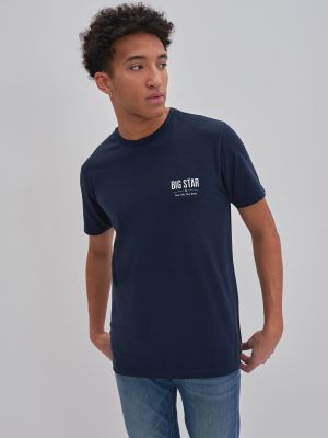 Polo marškinėliai su žvaigždės raštu Big Star mėlyna