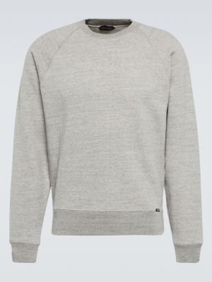 Medvilninis džemperis Tom Ford pilka