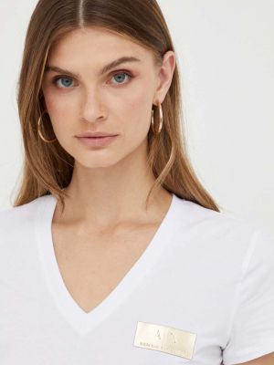 Тениска Armani Exchange бяло