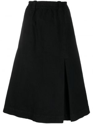 Spódnica midi plisowana Margaret Howell czarna