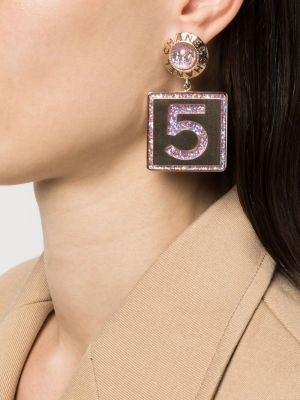 Boucles d'oreilles oversize à boucle Chanel Pre-owned