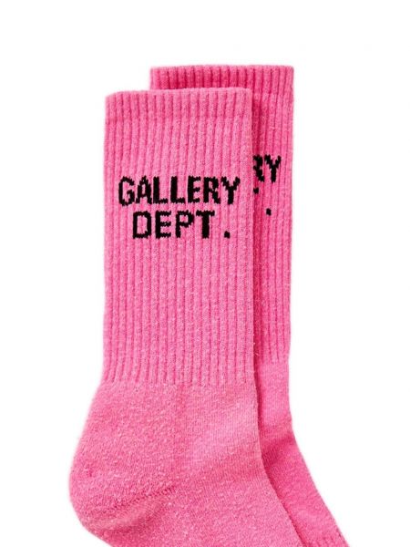 Chaussettes en tricot Gallery Dept. rose
