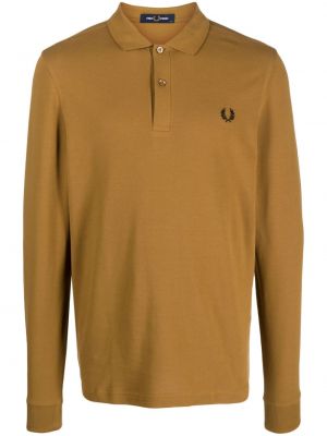 Tricou polo cu broderie Fred Perry