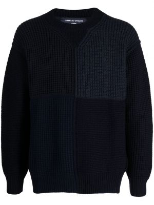 Chunky пуловер Comme Des Garçons Homme синьо