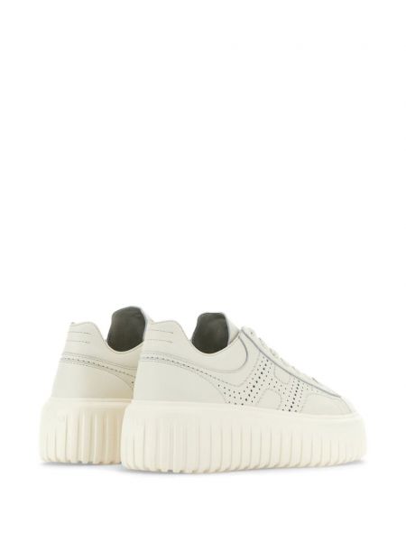 Sneakers a righe Hogan bianco