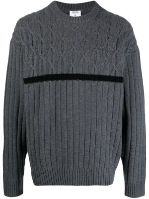 Chunky пуловер Filippa K сиво