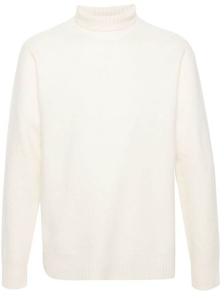 Pull long en laine Jil Sander blanc