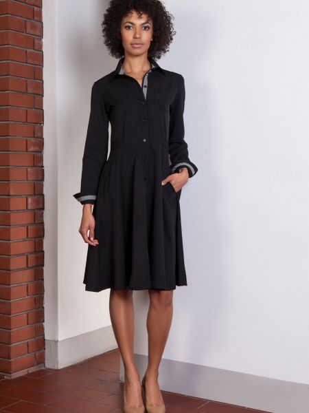 Φόρεμα με κουμπιά Lanti μαύρο