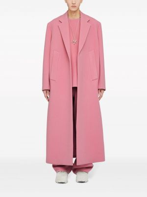 Kabát Jil Sander růžový