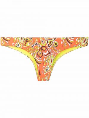 Trykt bikini Pucci oransje