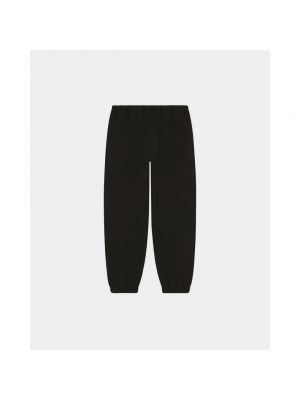 Spodnie sportowe bawełniane Kenzo czarne