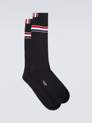 Bavlnené ponožky Thom Browne čierna