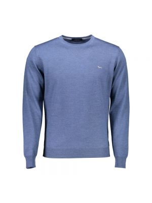 Sweter wełniany Harmont & Blaine niebieski