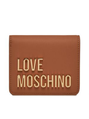 Peněženka Love Moschino hnědá