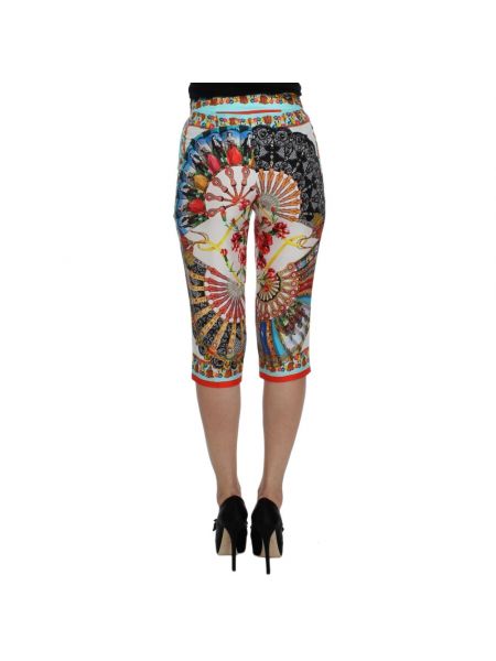 Pantalones de seda Dolce & Gabbana