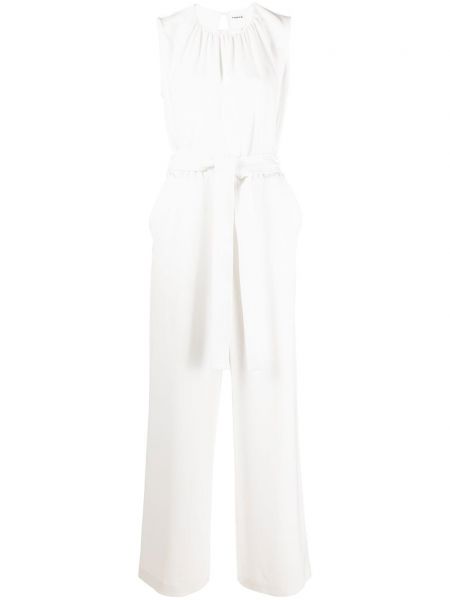 Jumpsuit med brede ben P.a.r.o.s.h. hvit