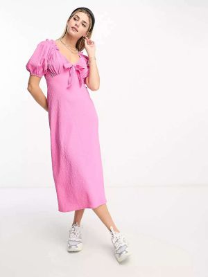 Платье миди Influence розовое