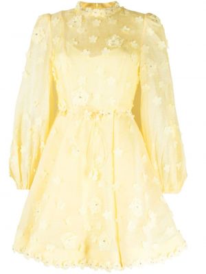 Koktejlové šaty Zimmermann žluté