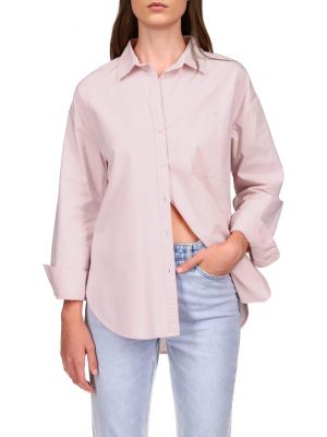 Рубашка с вырезом на спине на пуговицах в полоску Sanctuary розовая