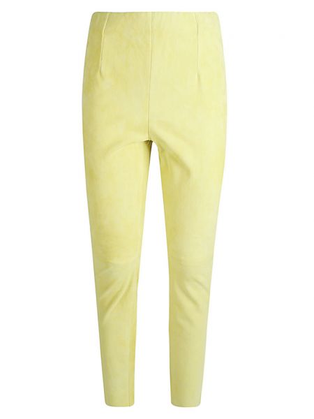 Pantaloni slim fit Via Masini 80 giallo