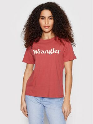 T-shirt Wrangler rouge