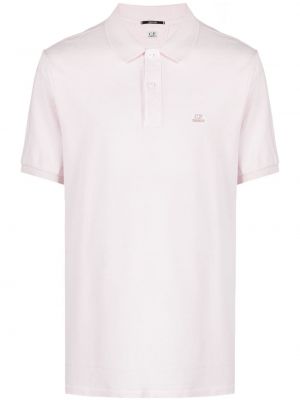 Polo marškinėliai C.p. Company rožinė