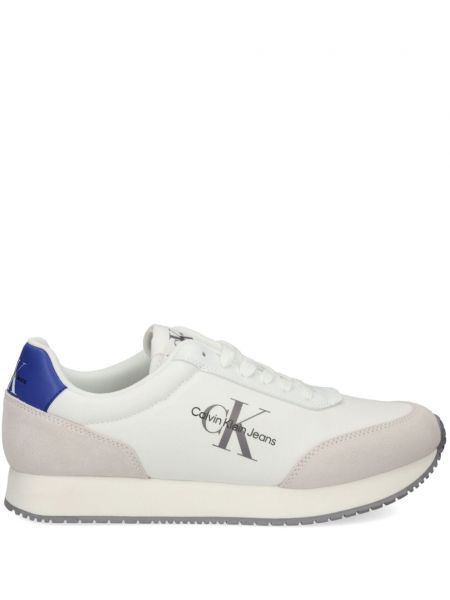 Retro sneaker Calvin Klein Jeans beyaz