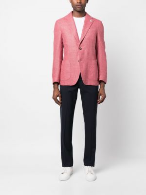 Tweed blazer Lardini pink