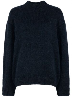 Džemper s okruglim izrezom Jacquemus plava