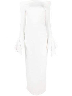 Коктейлна рокля Solace London бяло
