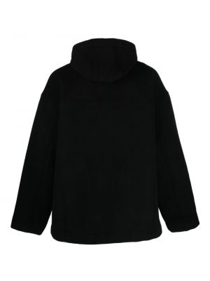 Vlněná bunda s kapucí Andrea Ya'aqov černá