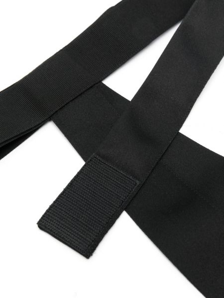 Saténový pásek s mašlí Dolce & Gabbana černý