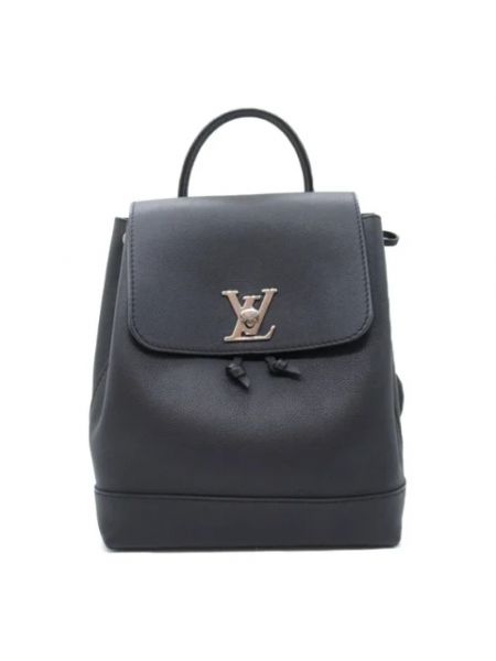 Plecak skórzany retro Louis Vuitton Vintage czarny