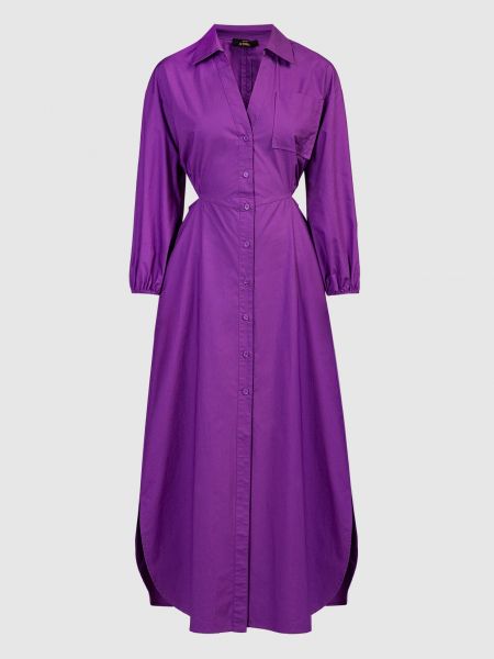 Вишита сукня-сорочка Twin Set Actitude фіолетова